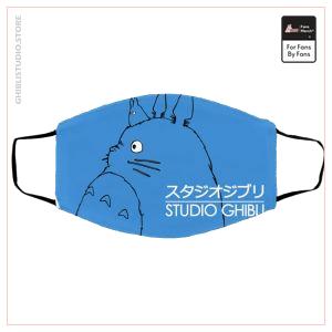 Gesichtsmaske mit Studio Ghibli-Logo