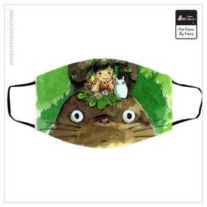 My Neighbor Totoro &amp; Mei Water Color Art Face Mask