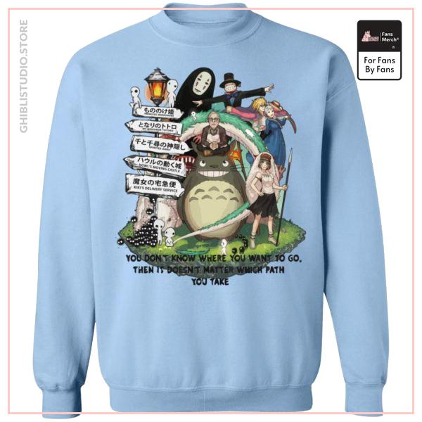 Studio Ghibli Hayao Miyazaki With His Arts Sweatshirt Unisex