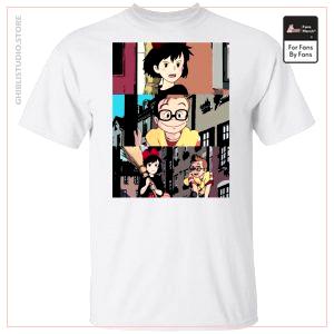 Kiki's Delivery Service Tower Collage T Shirt Unisex