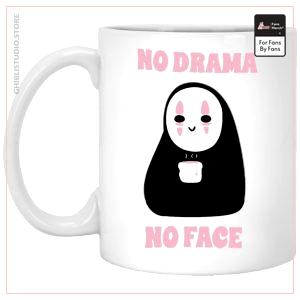 No Drama, No Face Mug