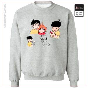 Ponyo and Sosuke Sketch Sweatshirt