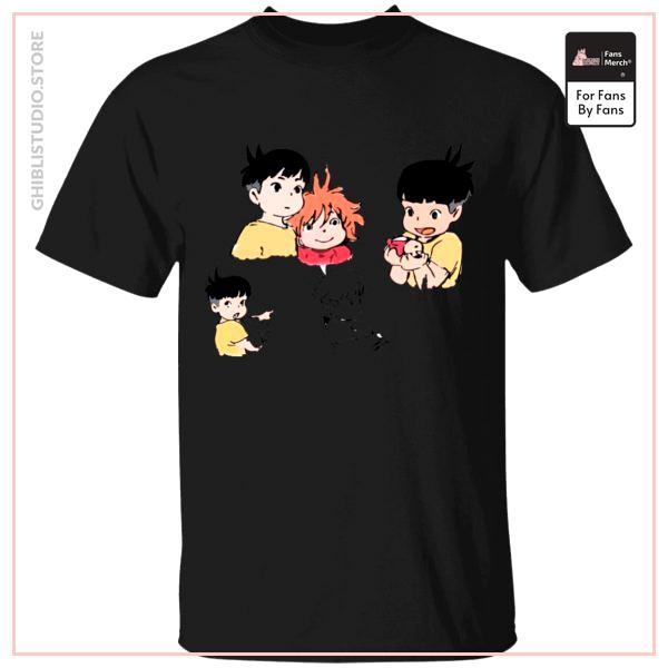 Ponyo and Sosuke Sketch T Shirt