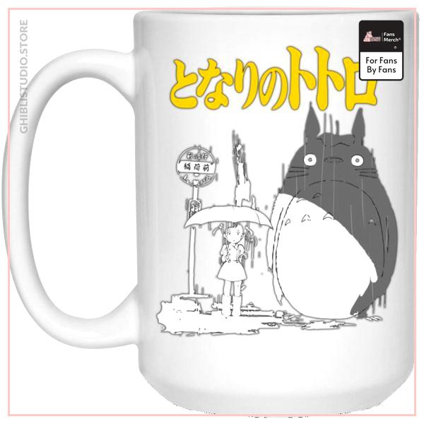 My Neighbor Totoro Poster Black &amp; White Mug