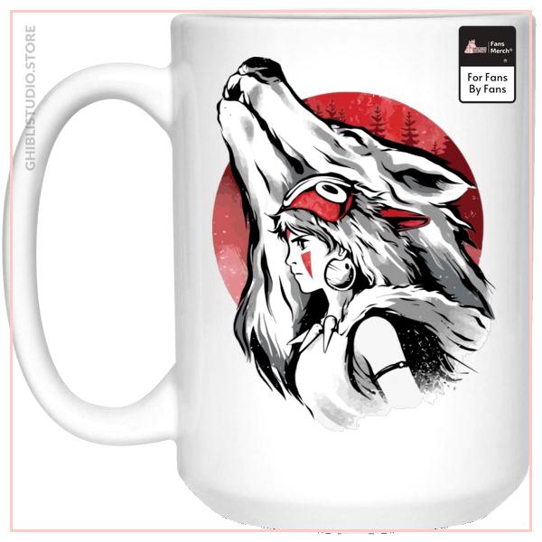 Princess Mononoke - Red Moon Mug
