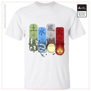 Ghibli Elemental T-shirt unisexe