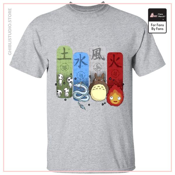 Ghibli Elemental T Shirt Unisex