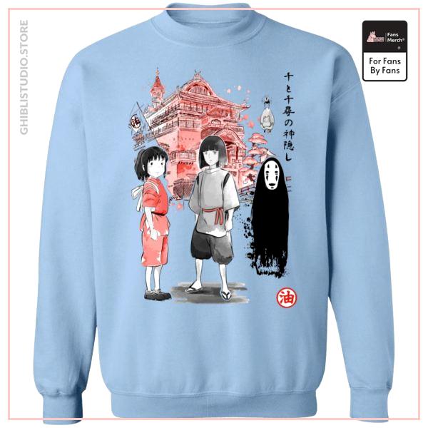 Spirited Away - Sen and Friends by the Bathhouse Sweatshirt