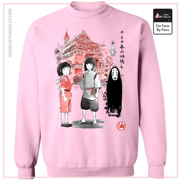 Spirited Away - Sen and Friends by the Bathhouse Sweatshirt