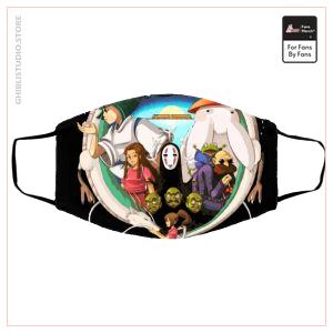 Spirited Away Characters Compilation Face Mask