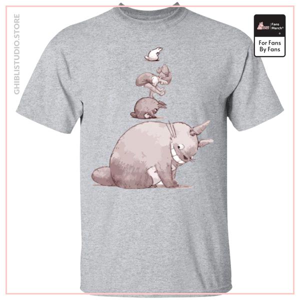 Totoro - Jump over the cow playing T Shirt
