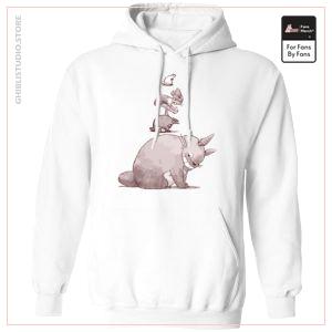 Totoro - Nhảy qua con bò chơi Sweatshirt