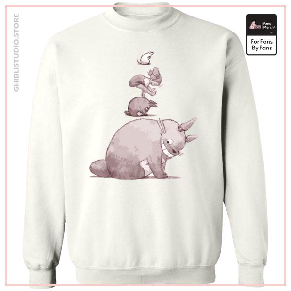 Totoro - Jump over the cow playing Sweatshirt
