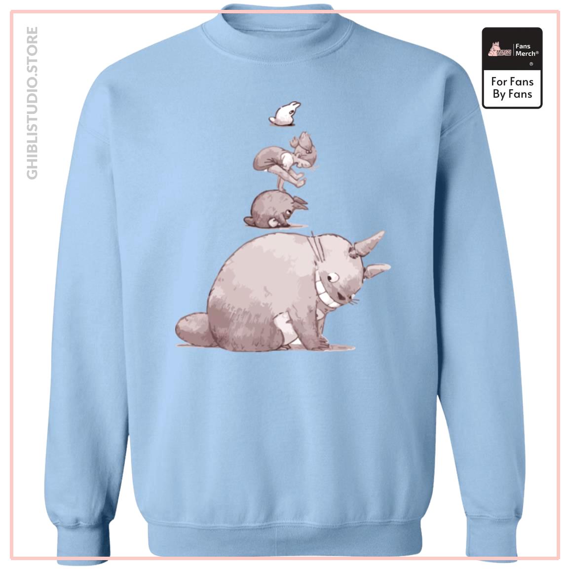 Totoro - Jump over the cow playing Sweatshirt | Ghibli Studio Store