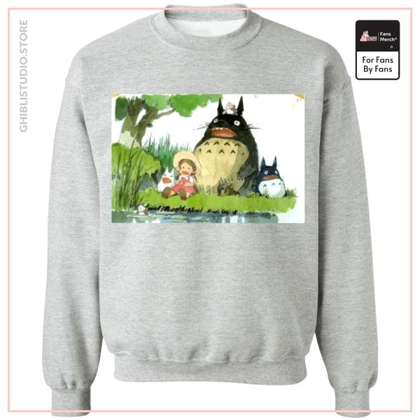 My Neighbor Totoro Picnic Fanart Sweatshirt Unisex