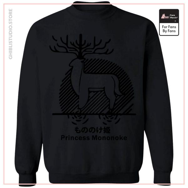 Princess Mononoke - Shishigami Line Art Sweatshirt Unisex