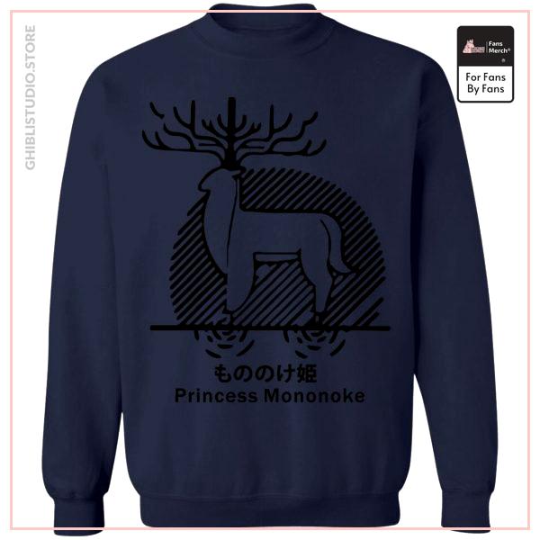 Princess Mononoke - Shishigami Line Art Sweatshirt Unisex