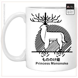 Princess Mononoke - Shishigami Line Art Mug