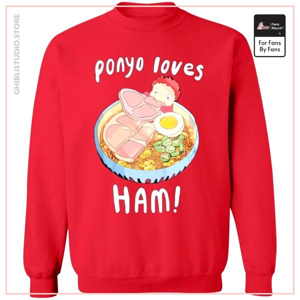 Ponyo Loves Ham Sweatshirt