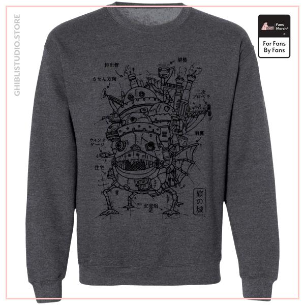 Howl's Moving Castle Sketch Sweatshirt