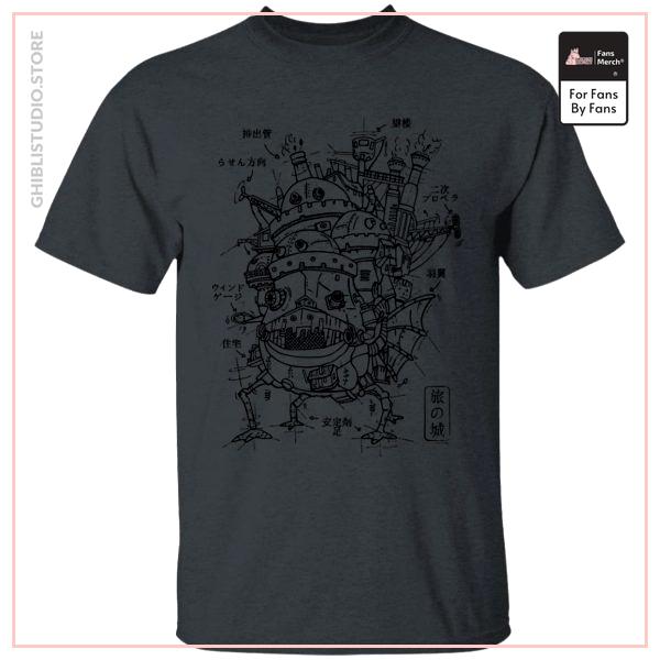 Howl's Moving Castle Sketch T Shirt
