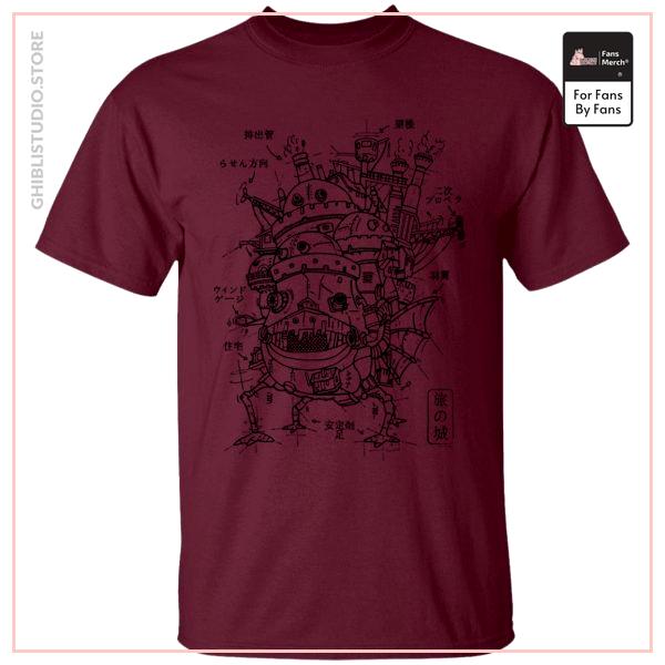 Howl's Moving Castle Sketch T Shirt