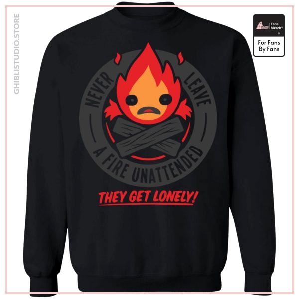 Howl's Moving Castle - Never Leave a Fire Sweatshirt