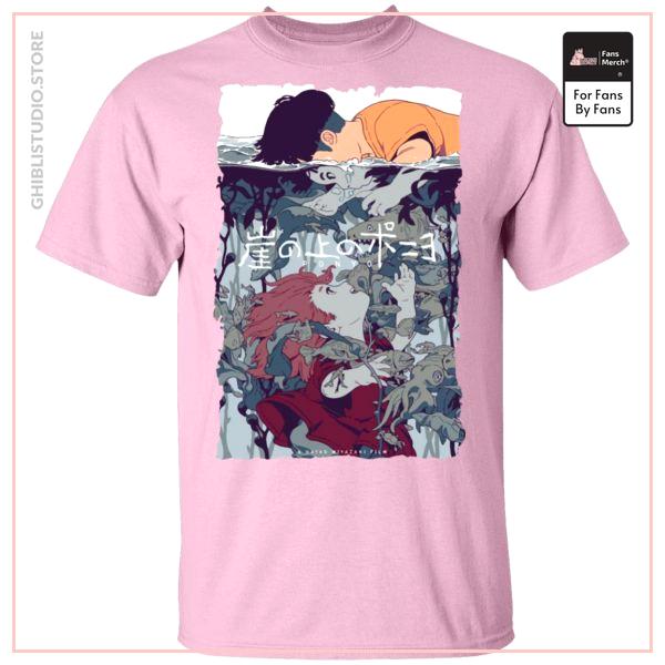 Ponyo and Sosuke Creative Art T Shirt Unisex