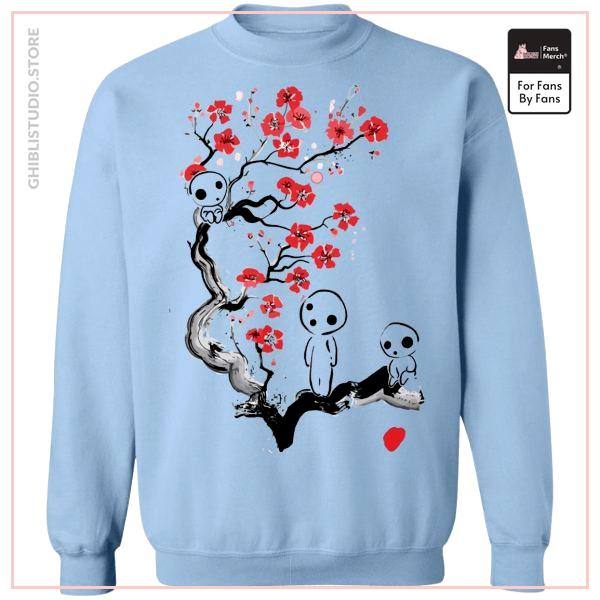 Princess Mononoke - Tree Spirits on the Cherry Blossom Sweatshirt Unisex