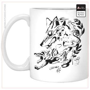 Princess Mononoke and The Wolf Creative Art Mug