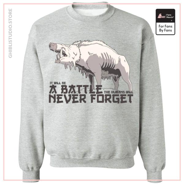 Princess Mononoke - A Battle Never Forget Sweatshirt