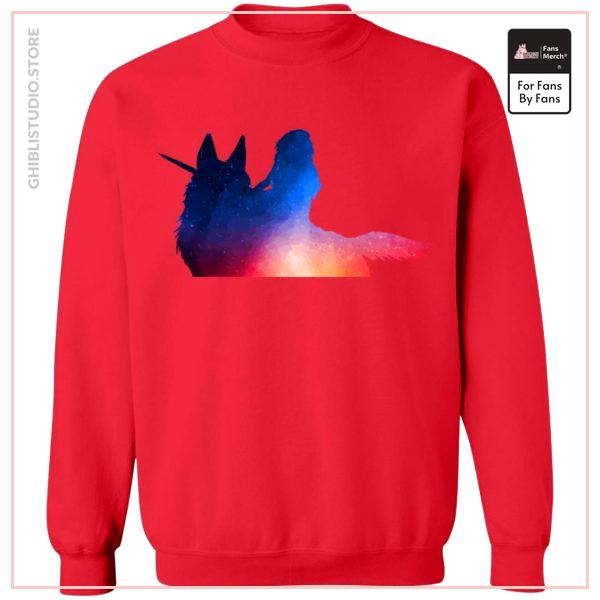 Princess Mononoke Rainbow Style Sweatshirt