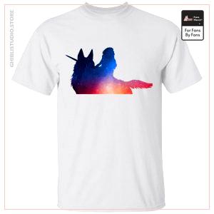 Princess Mononoke Rainbow Style T Shirt