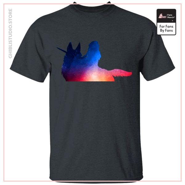 Princess Mononoke Rainbow Style T Shirt