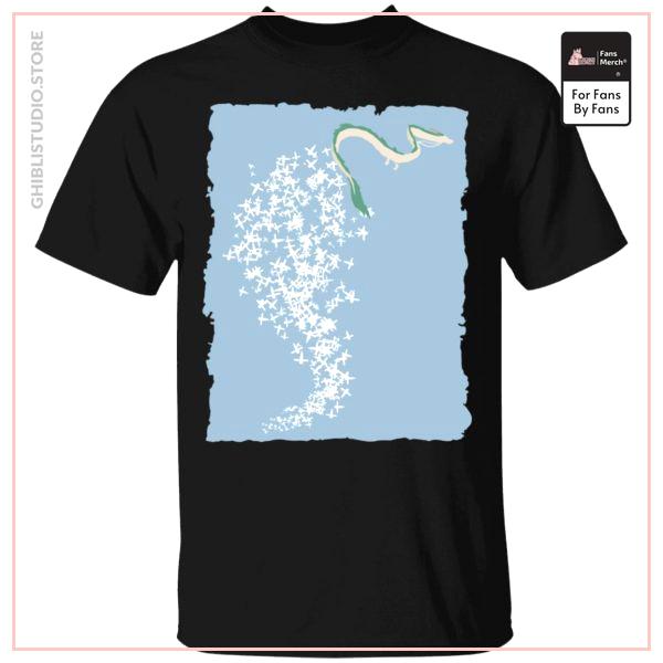 Spirited Away -  Flying Haku Dragon T Shirt