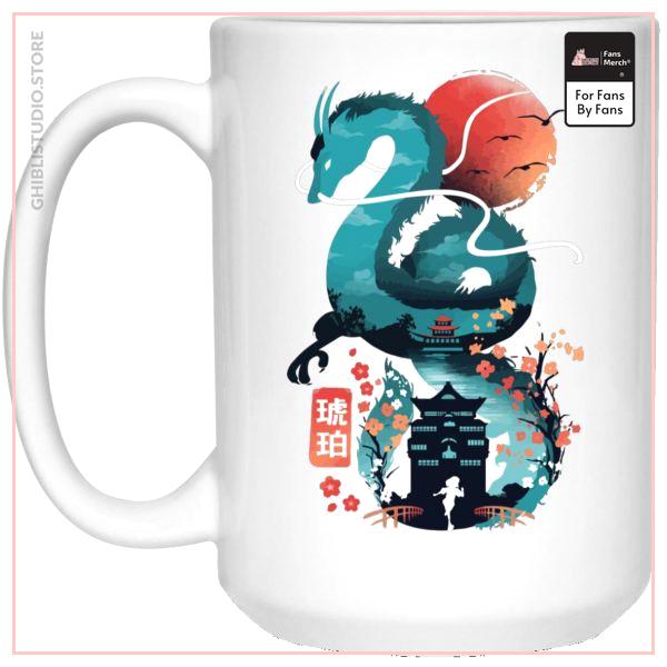 Spirited Away - Haku Dragon and The Bathhouse Classic Mug