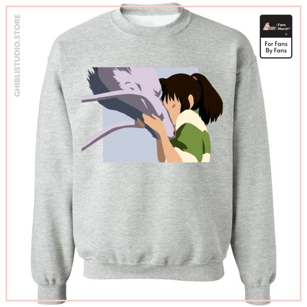 Spirited Away Haku and Chihiro Graphic Sweatshirt