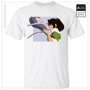 Spirited Away T-shirt graphique Haku et Chihiro