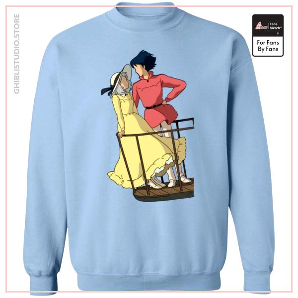 Howl's Moving Castle - Sophie and Howl Gazing at Each other Sweatshirt