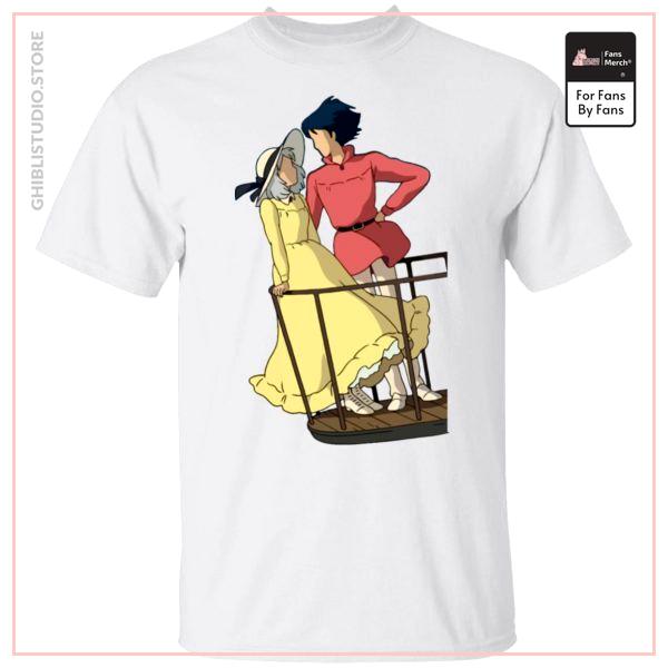 Howl's Moving Castle - Sophie and Howl Gazing at Each other T Shirt