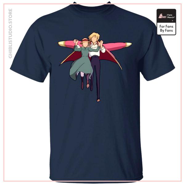 Howl's Moving Castle - Howl and Sophie Running Classic T Shirt