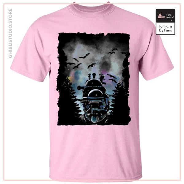 Howl's Moving Castle At Night T Shirt