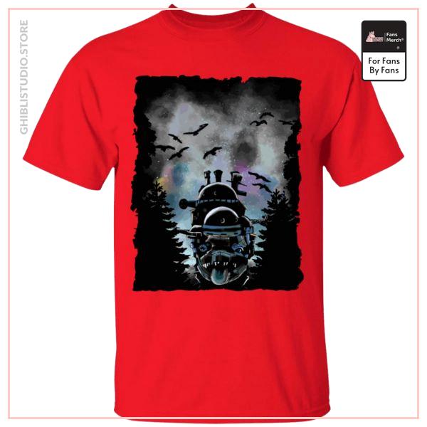Howl's Moving Castle At Night T Shirt