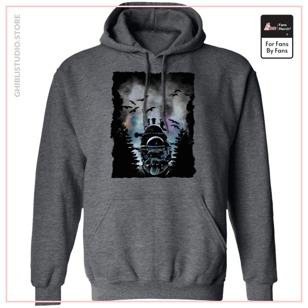 Howl's Moving Castle At Night Hoodie