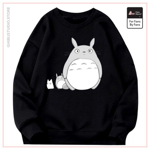 Totoro Studio Ghibli Harajuku Kawaii Hoody Women Ullzang Miyazaki Hayao Hoodies Funny Cartoon Sweatshirt Anime O - Ghibli Studio Store