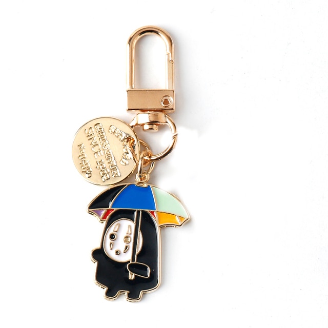 Spirited Away Keychains - No Face Man Pendant Key Ring | Ghibli Studio ...