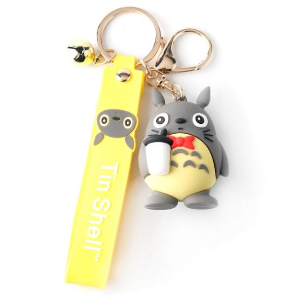Anime My Neighbor Totoro Cartoon Keychain Cute Cat Ball Pendant Key Rings Women Bag Keyholder Mini 9.jpg 640x640 9 - Ghibli Studio Store