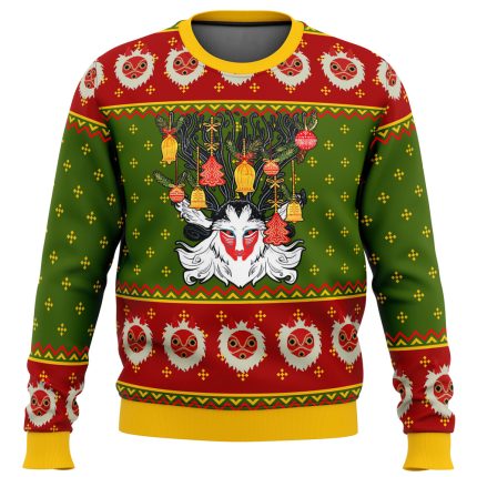 studio ghibli princess mononoke xmas forest spirit ugly christmas sweateru431a 430x430 1 - Ghibli Studio Store