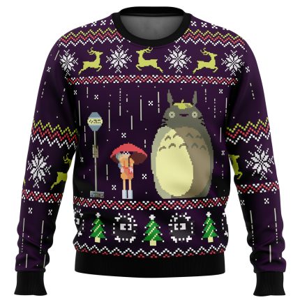 studio ghibli totoro rain miyazaki ugly christmas sweaternbylm 430x430 1 - Ghibli Studio Store