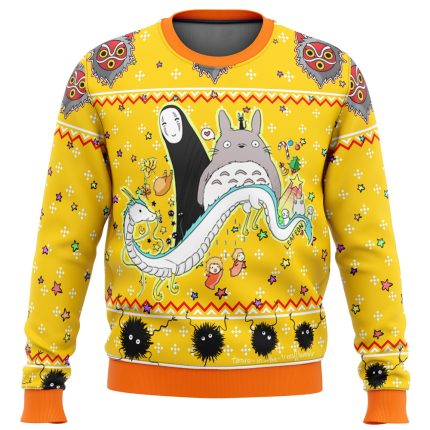 studio ghibli yellow ugly christmas sweater8z8aq 430x430 1 - Ghibli Studio Store